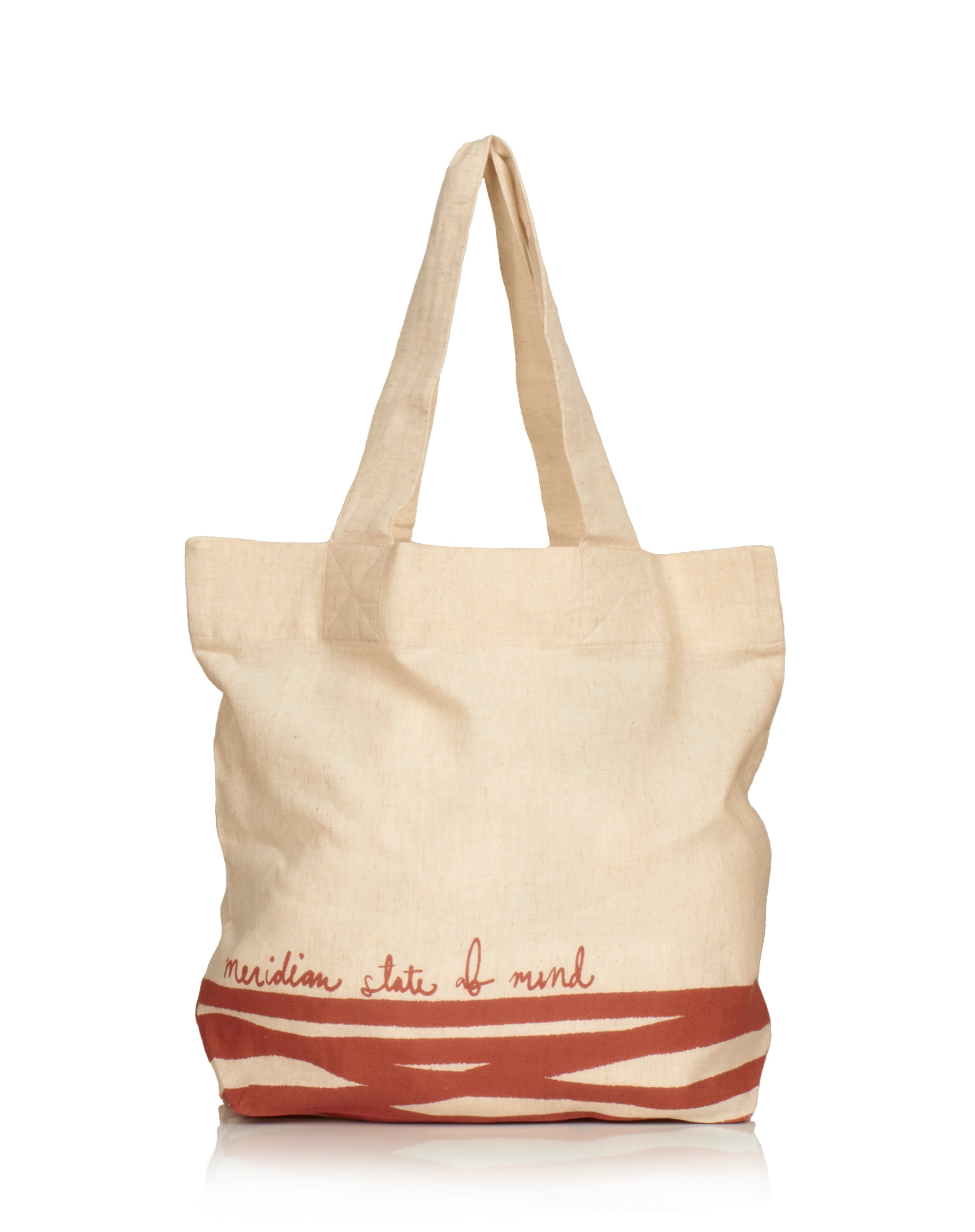 MERIDIAN LINEN TOTE BAG